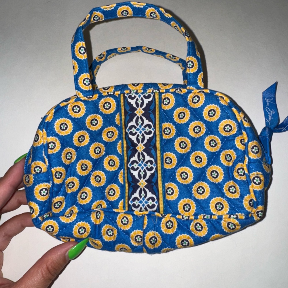 Vera Bradley Blue and Yellow Floral Bag